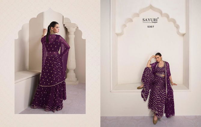 Sayuri Polki Georgette Wedding Salwar Suits Catalog
